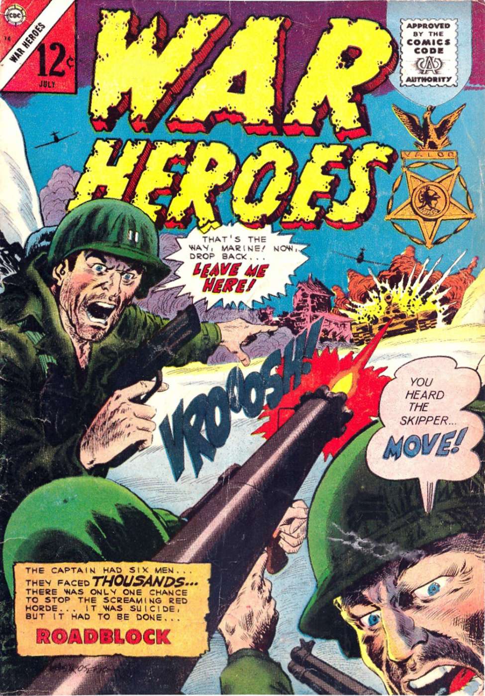 Comic Book Cover For War Heroes 14