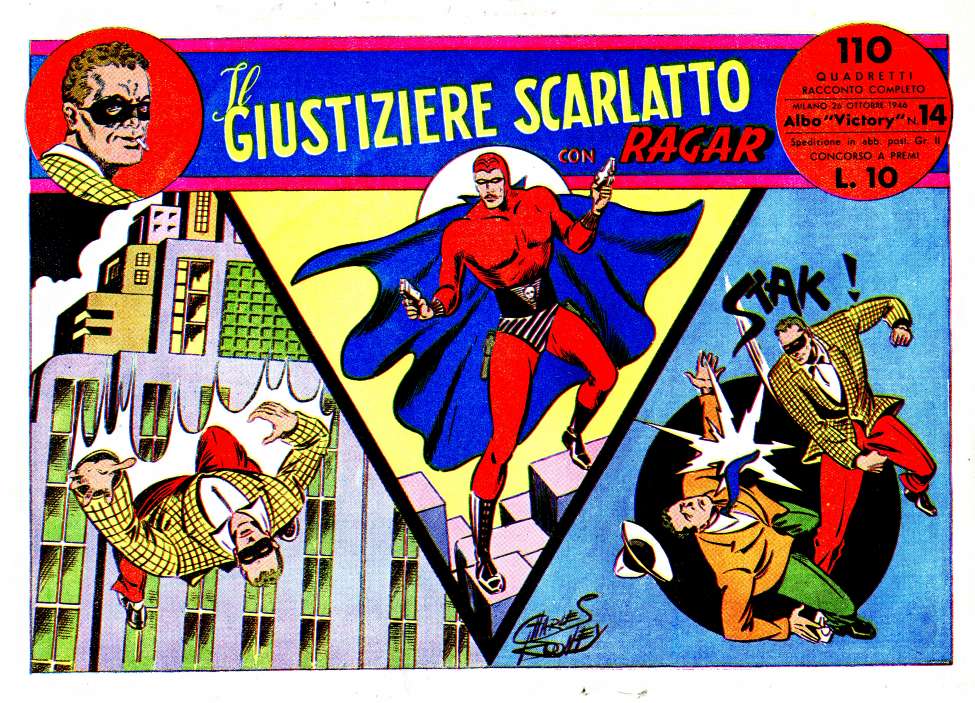 Comic Book Cover For Ragar 14 - Il Giustiziere Scarlatto