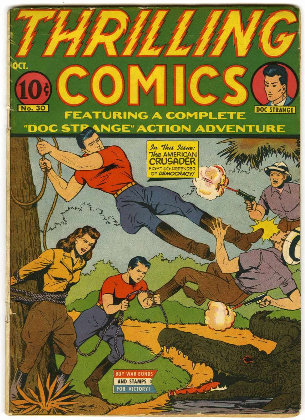 Comic Book Cover For Thrilling Comics 30 (43 fiche) - Version 2