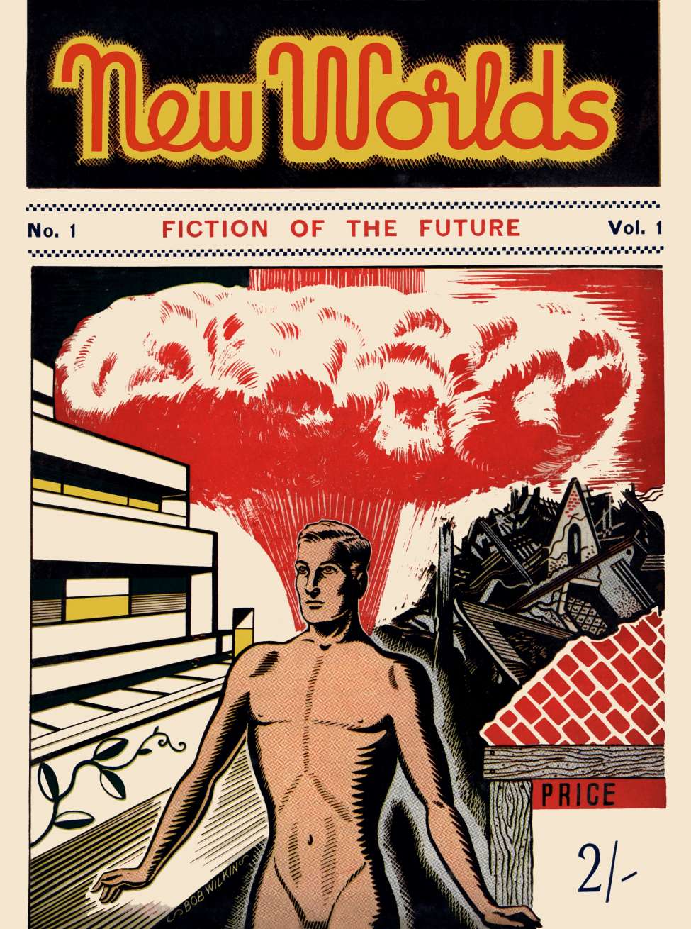 Comic Book Cover For New Worlds v1 1 - The Mill of the Gods - Maurice G. Hugi