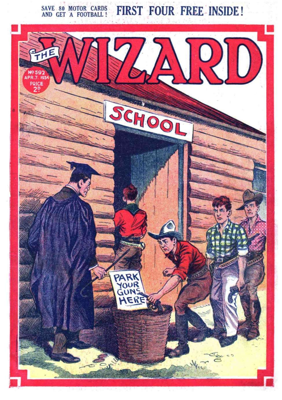 Comic Book Cover For The Wizard 592