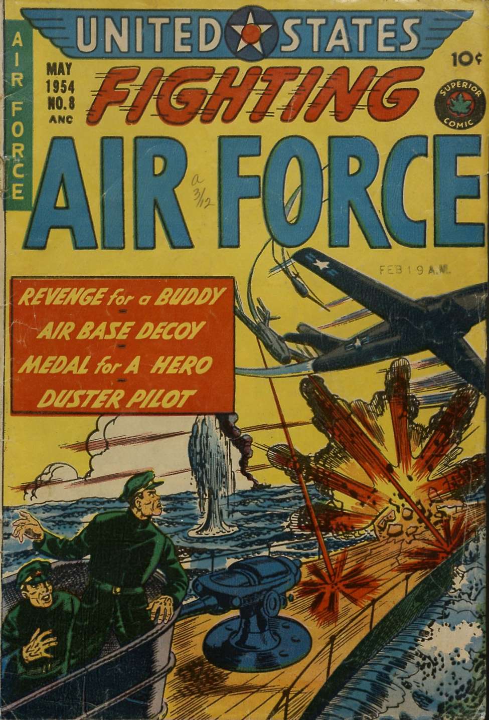 Comic Book Cover For U.S. Fighting Air Force 8