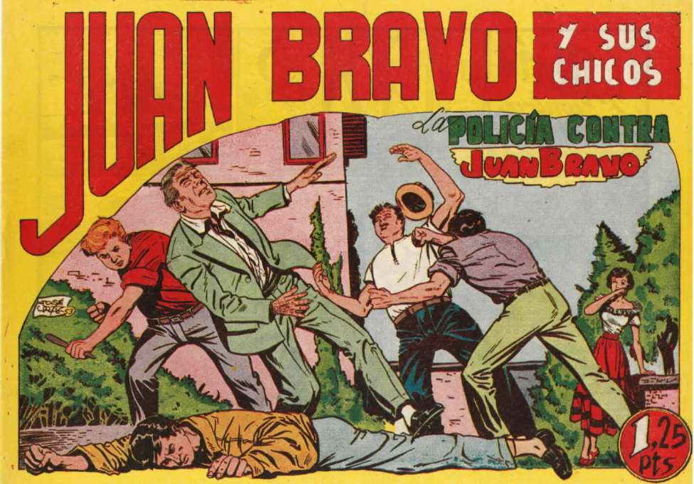 Comic Book Cover For Juan Bravo 18 - La Policia Contra Juan Bravo