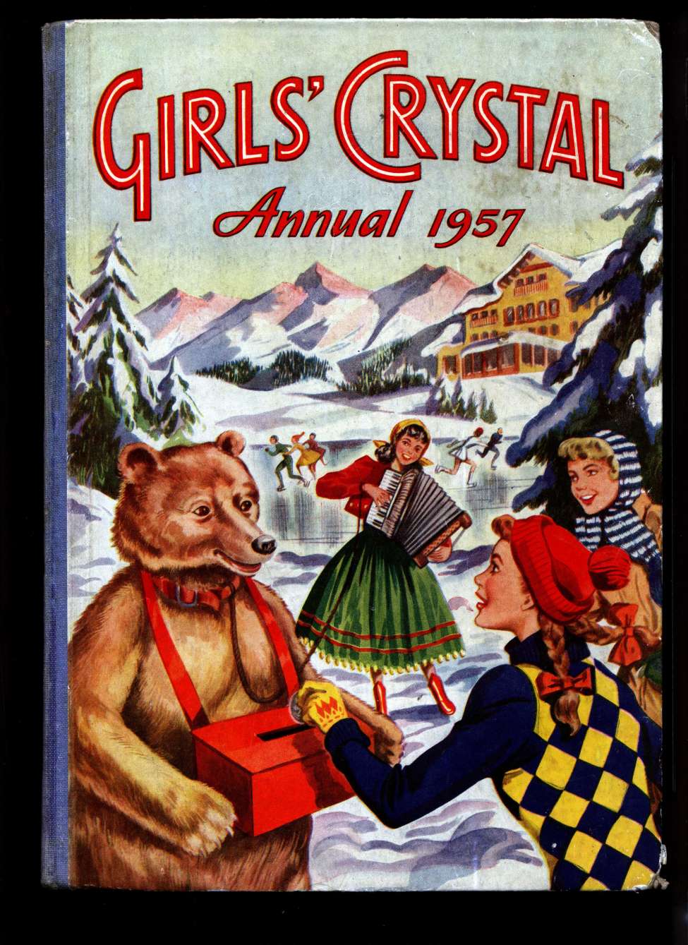 Comic Book Cover For Girls' Crystal Annual 1957