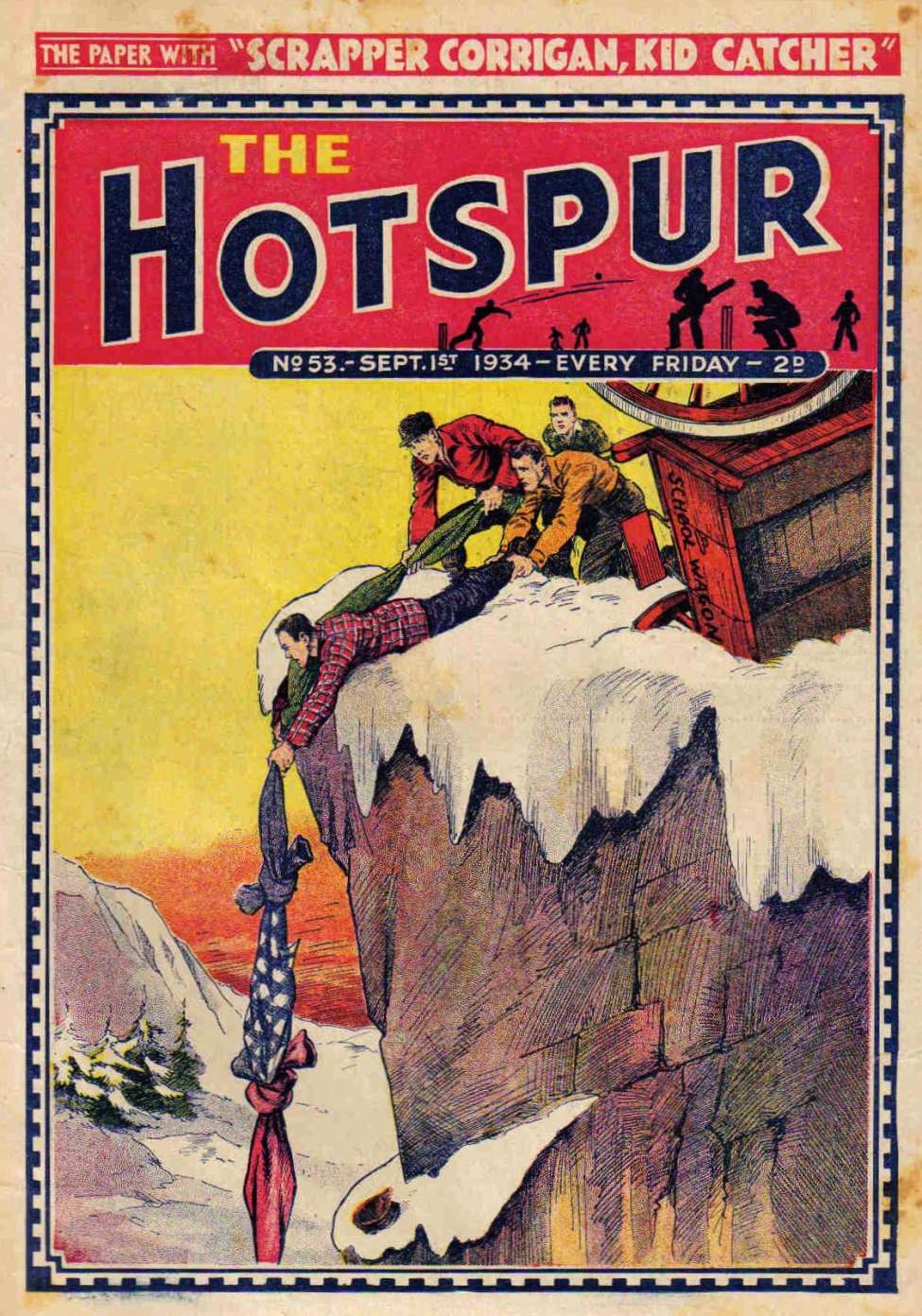 Comic Book Cover For The Hotspur 53