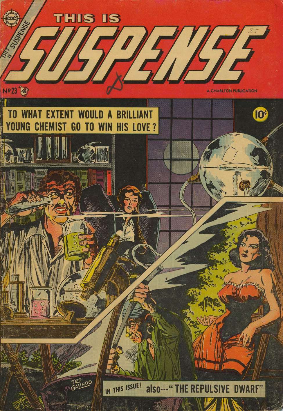 Comic Book Cover For This Is Suspense 23