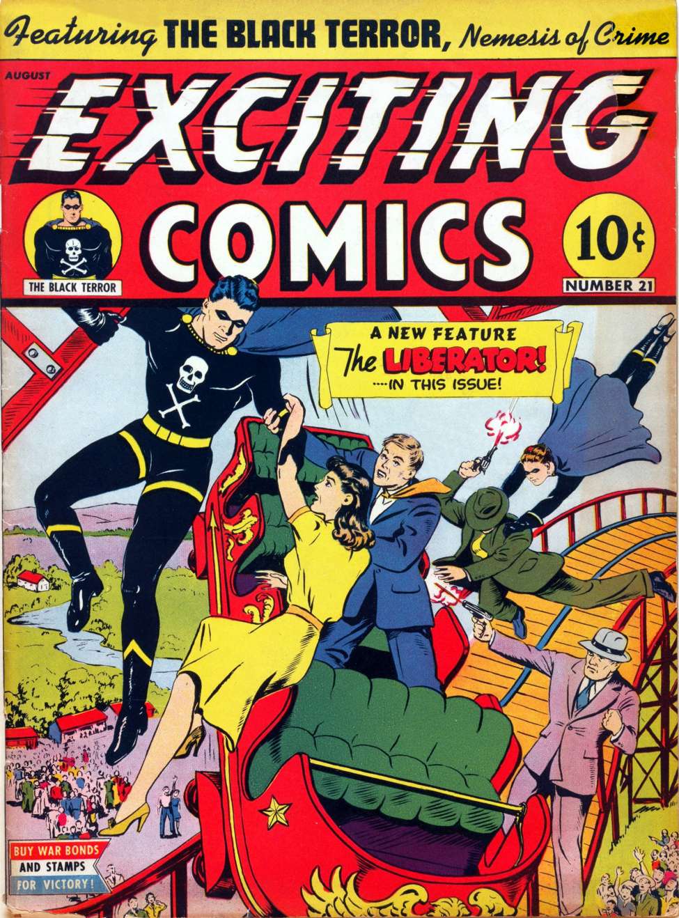 Book Cover For Exciting Comics 21
