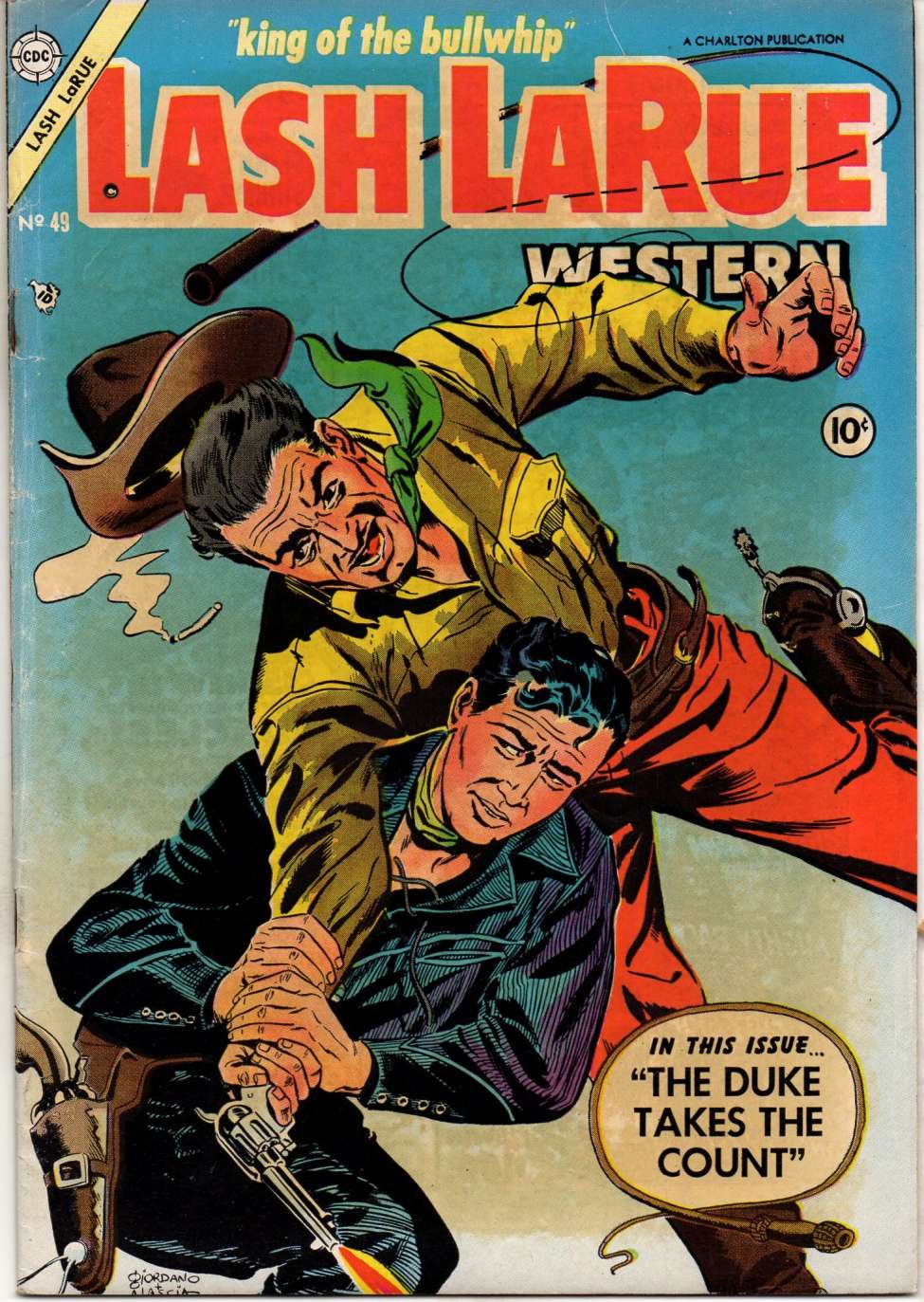 Comic Book Cover For Lash LaRue Western 49