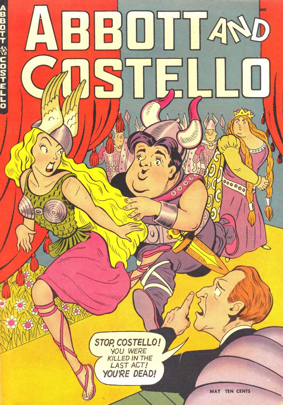 Comic Book Cover For Abbott and Costello Comics 7