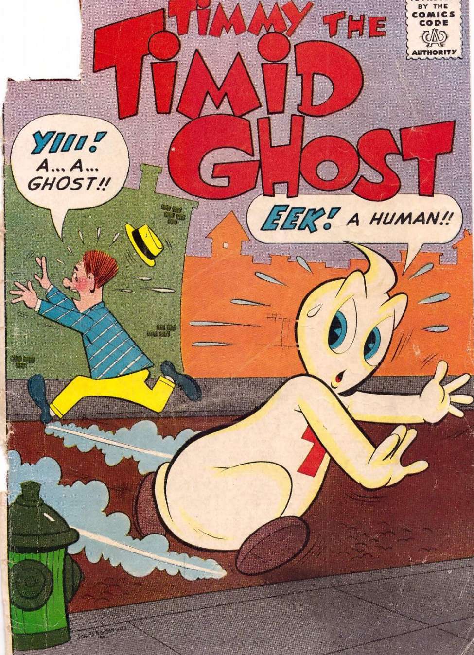Comic Book Cover For Timmy the Timid Ghost 37