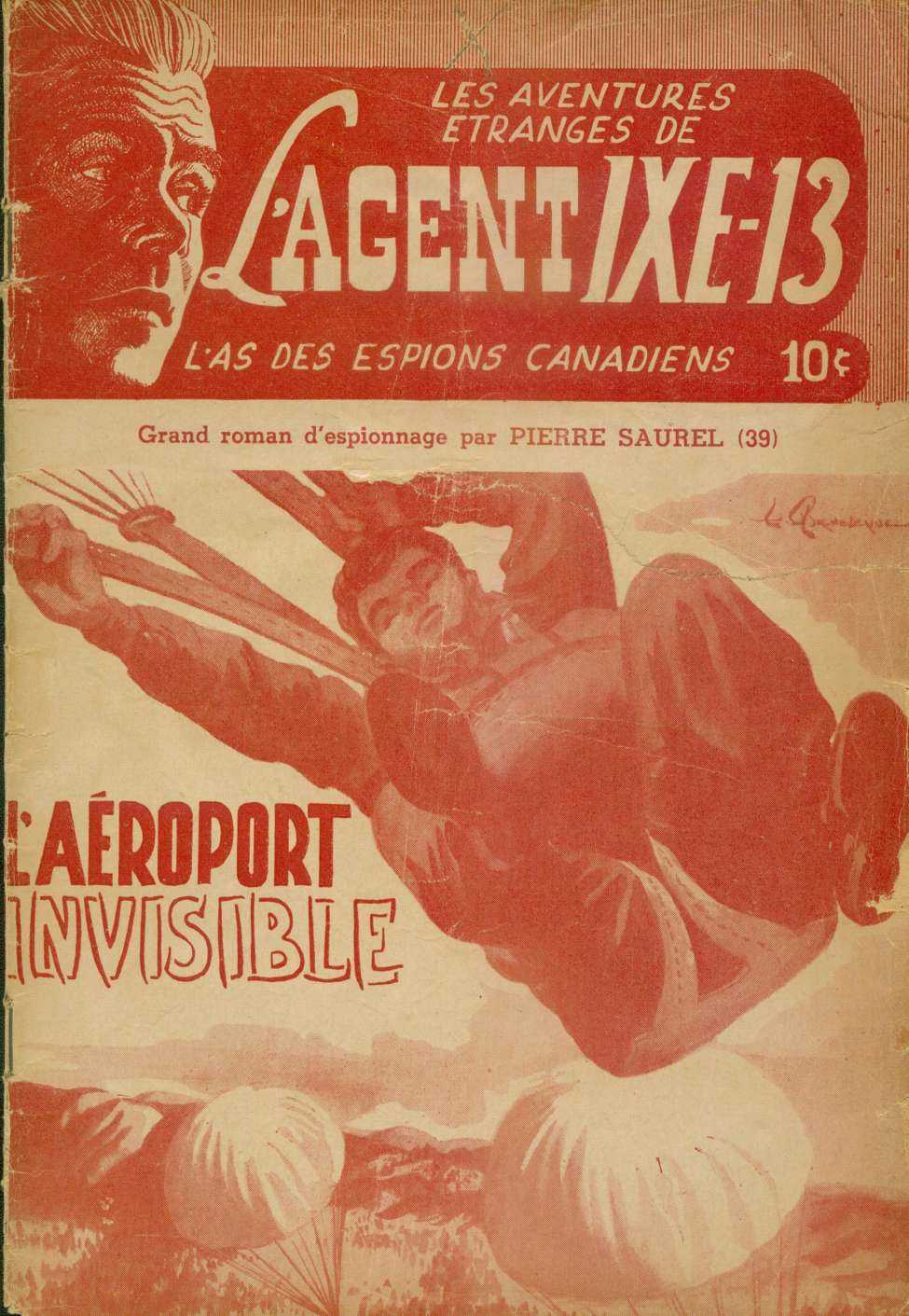Comic Book Cover For L'Agent IXE-13 v2 39 - L'aéroport invisible
