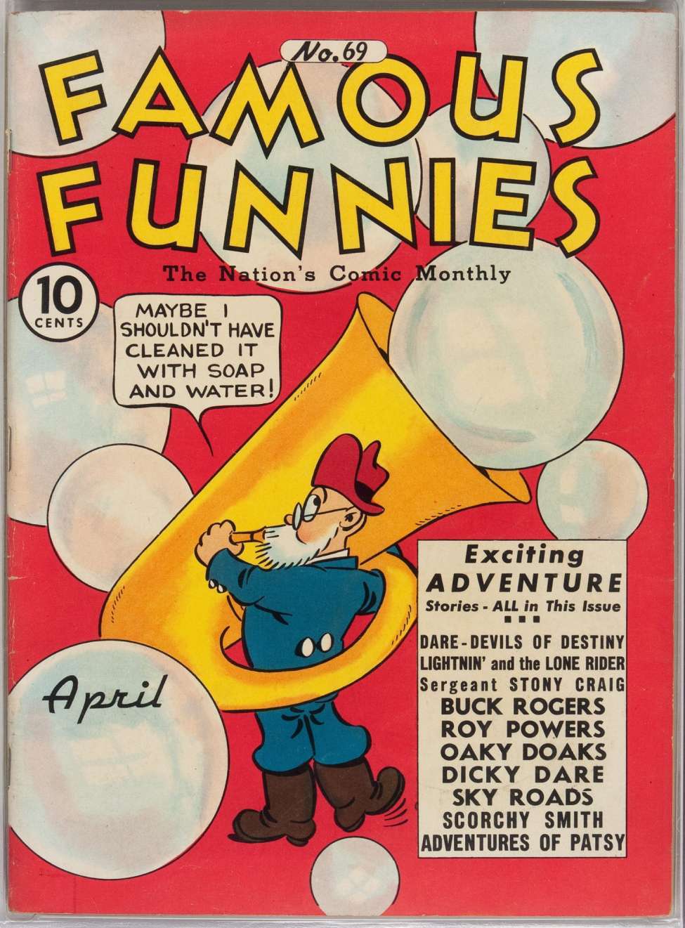 Comic Book Cover For Famous Funnies 69