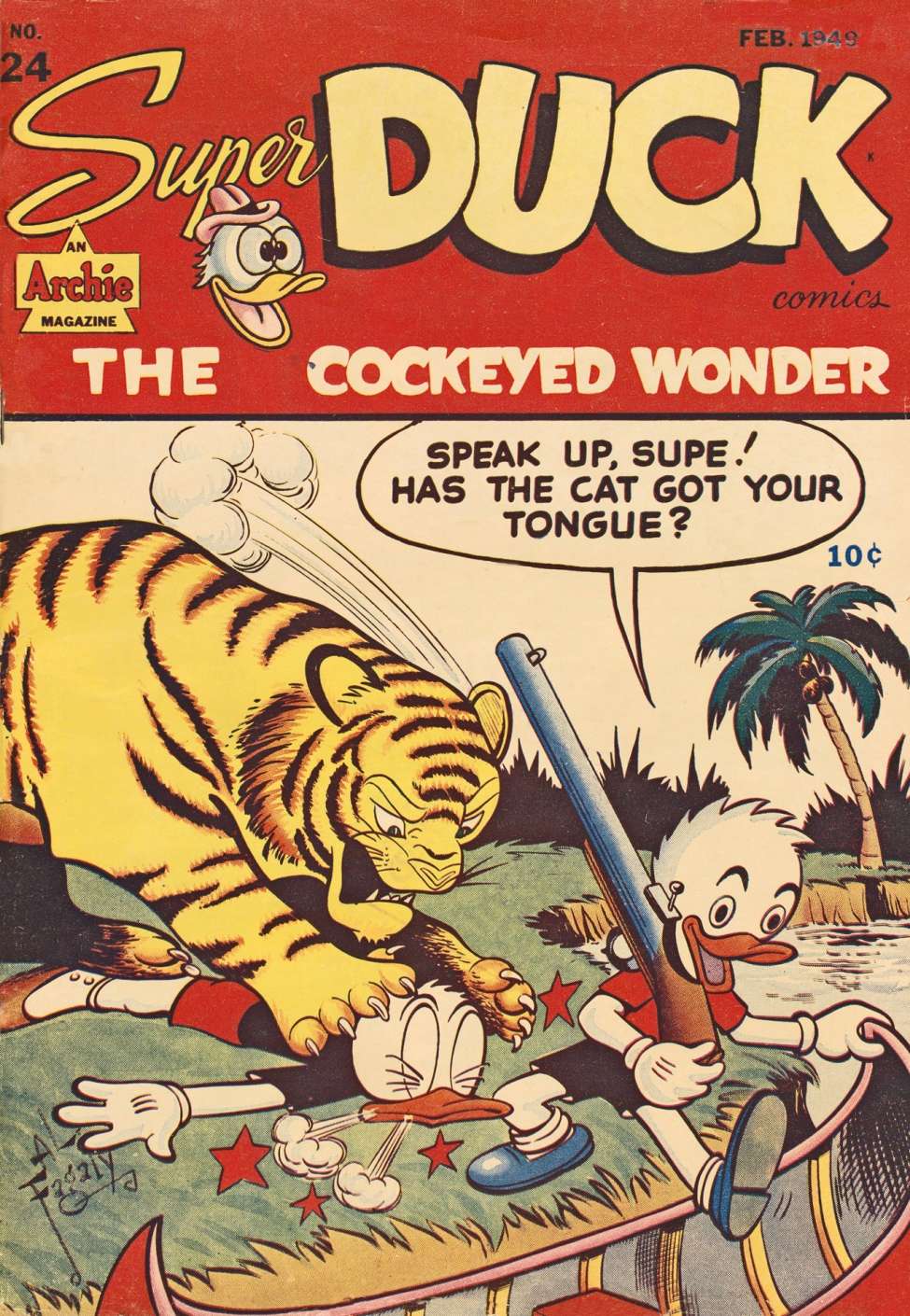 Comic Book Cover For Super Duck 24 - Version 1