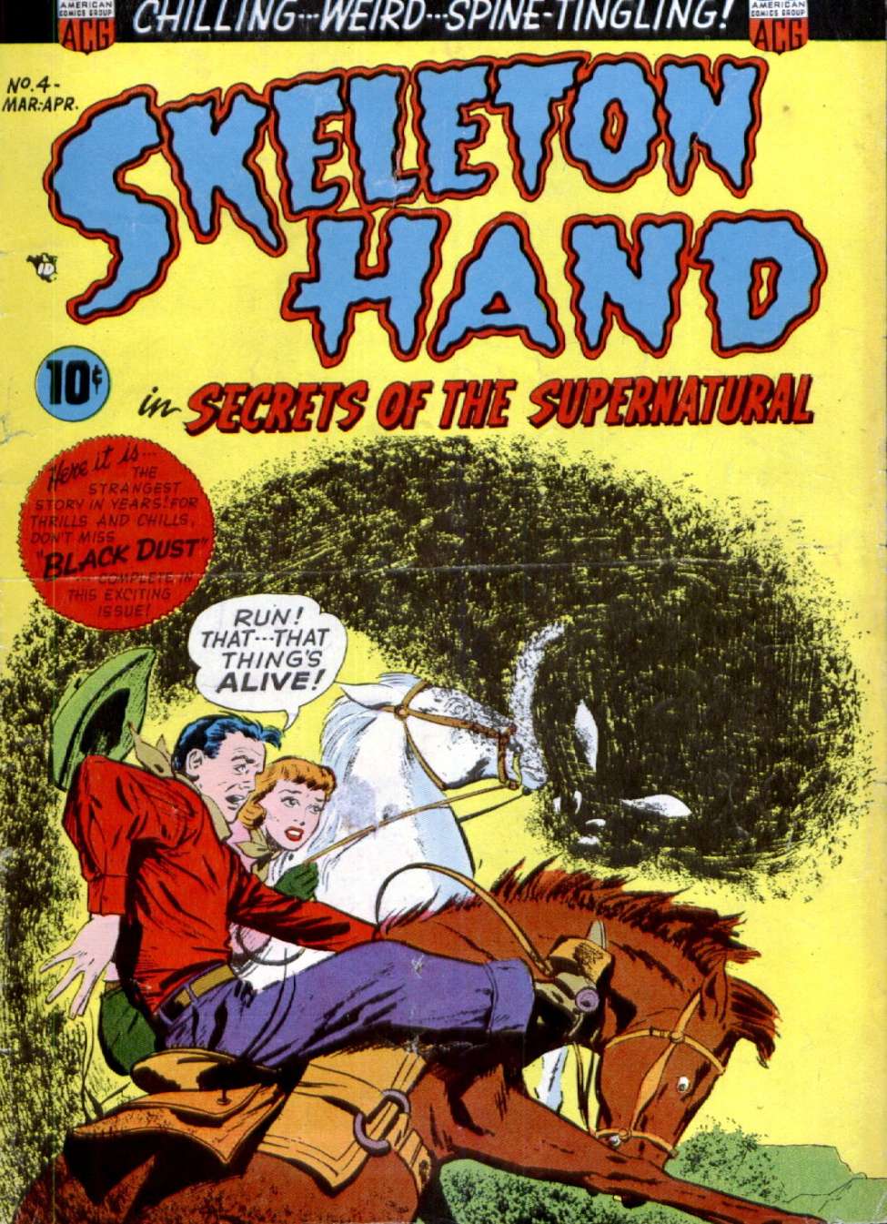 Comic Book Cover For Skeleton Hand 4