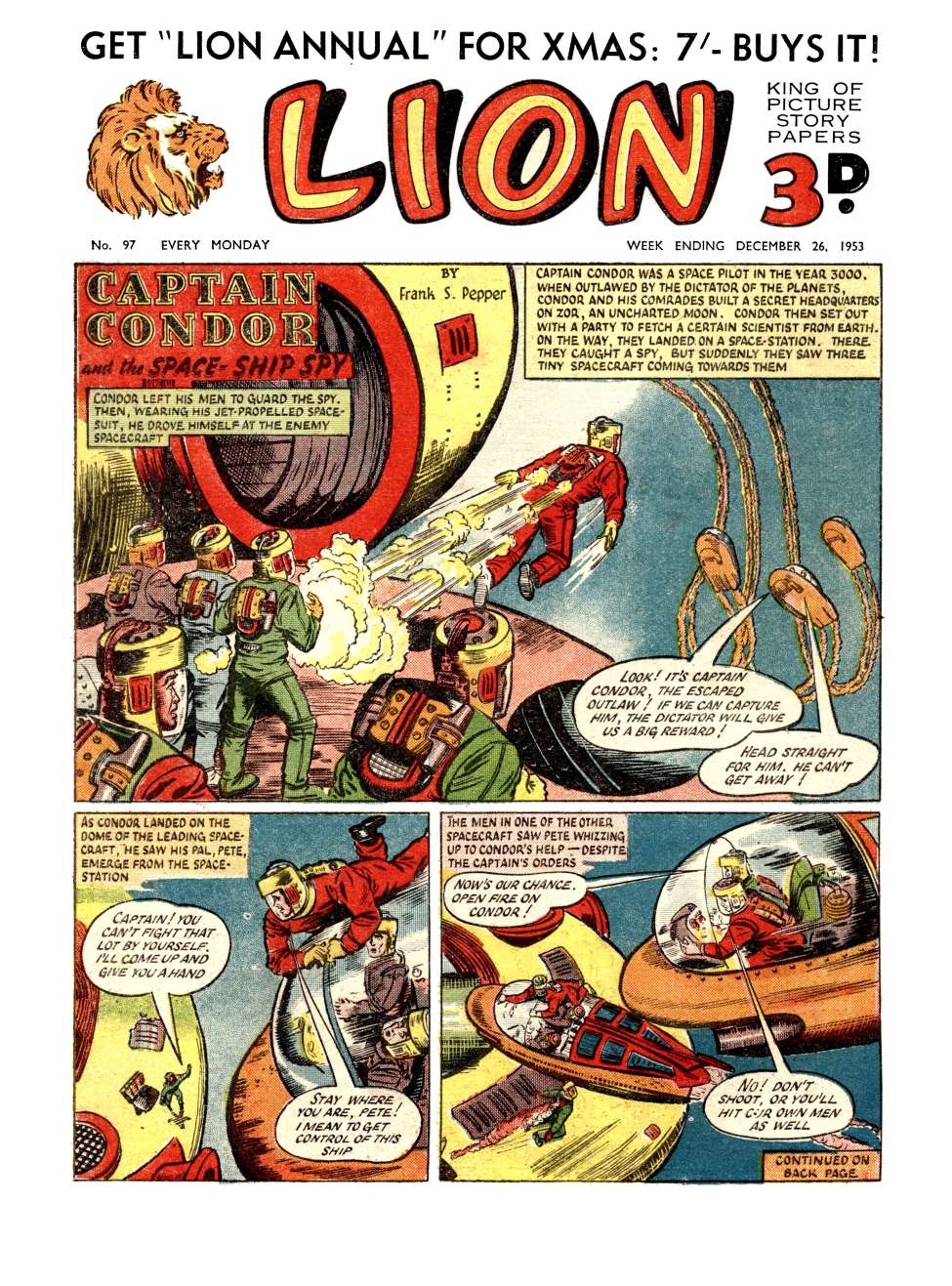 Comic Book Cover For Lion 97
