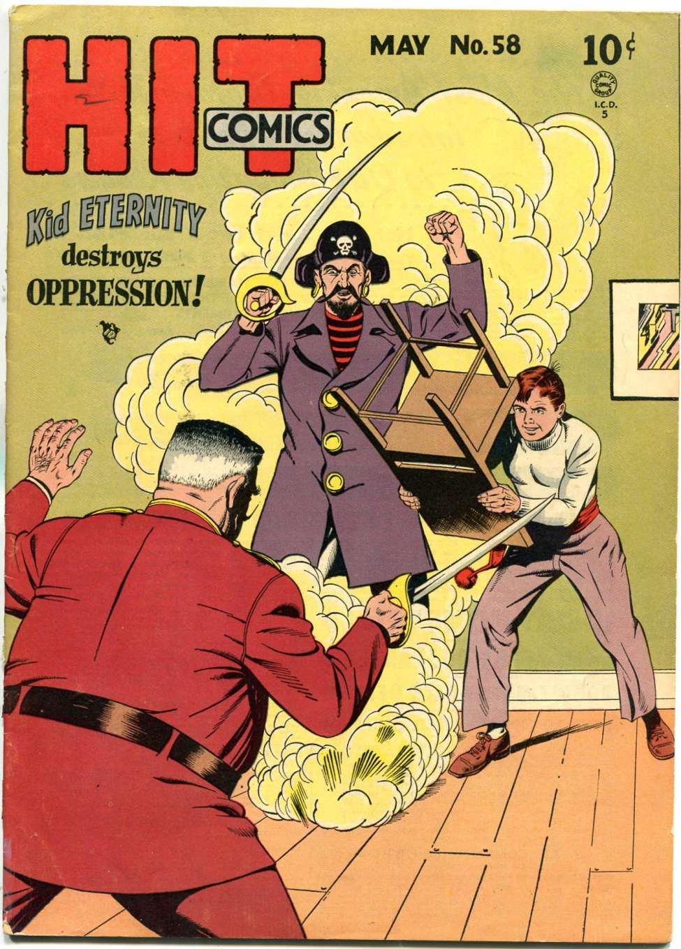 Comic Book Cover For Hit Comics 58