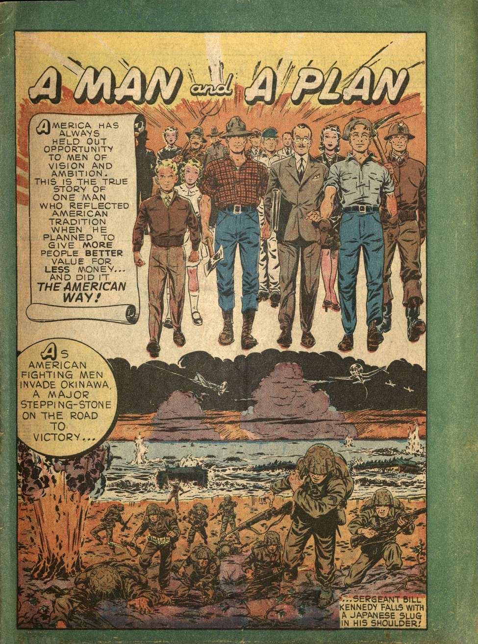 Book Cover For A Man and A Plan - Thom McAn Shoes