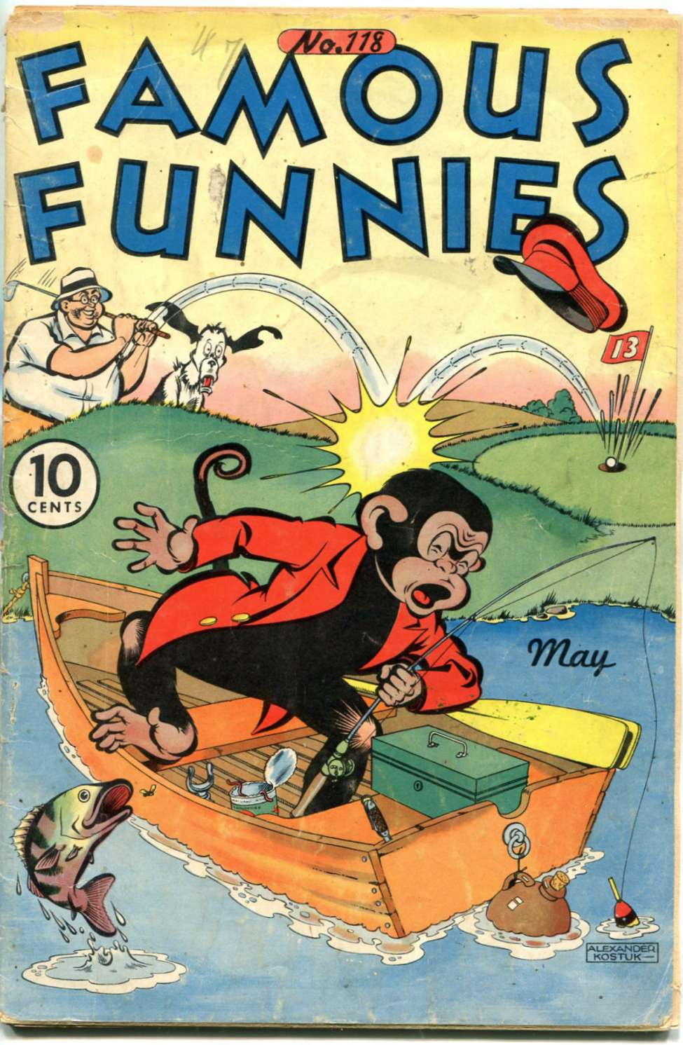 Book Cover For Famous Funnies 118