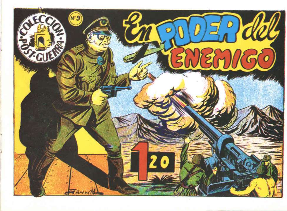 Comic Book Cover For Post Guerra 9 - En Poder del Enemigo