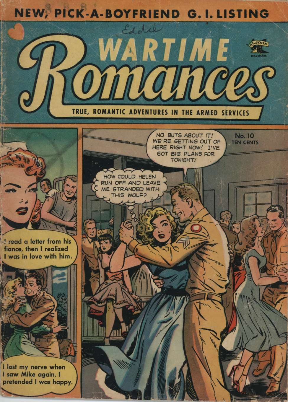 Book Cover For Wartime Romances 10