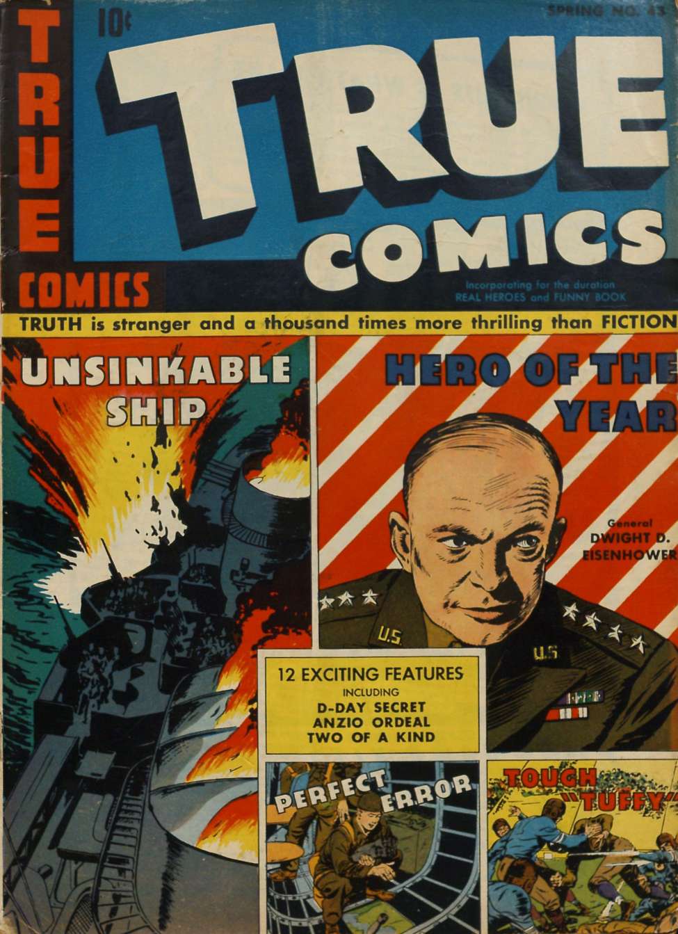 Comic Book Cover For True Comics 43