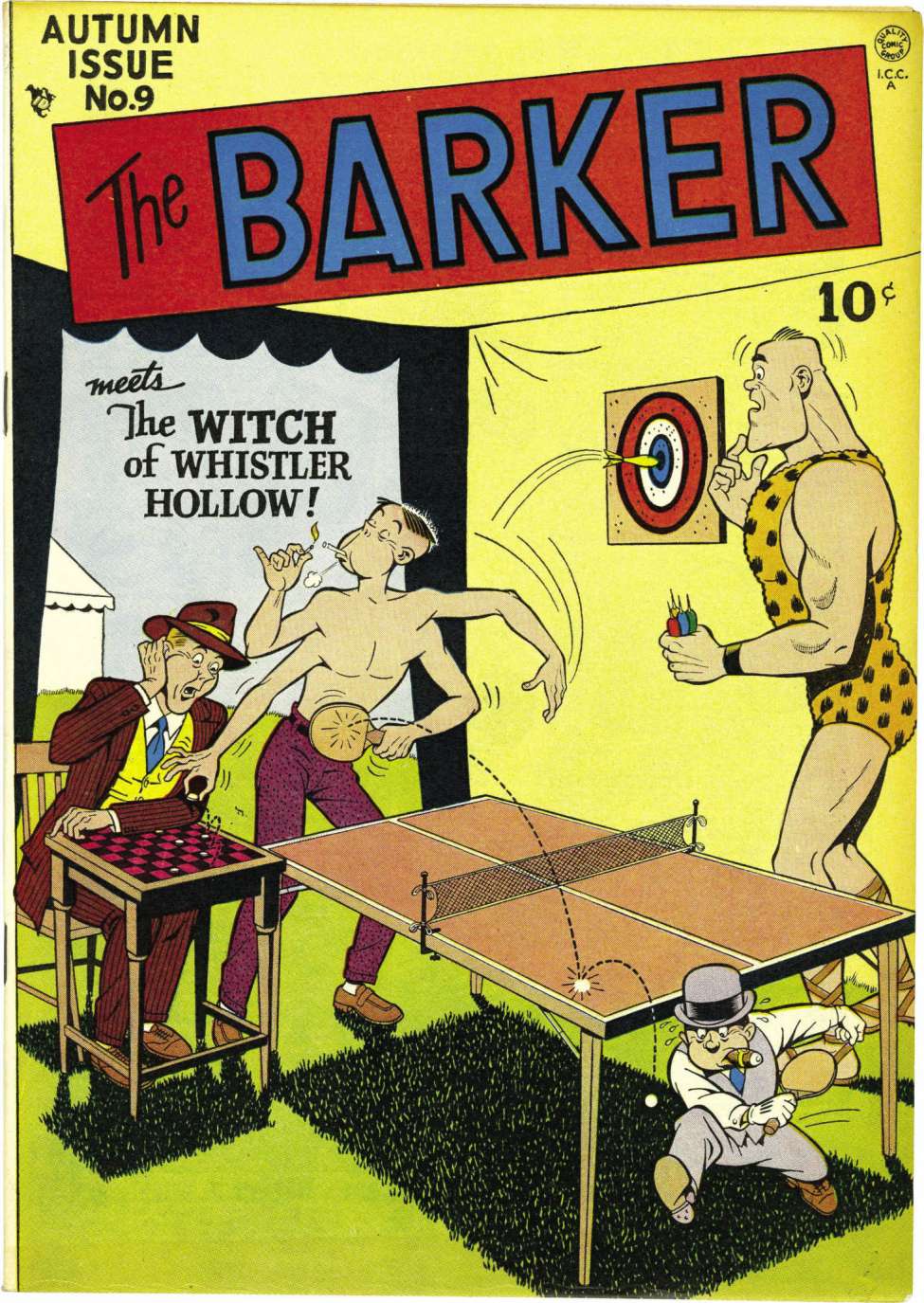 Comic Book Cover For The Barker 9