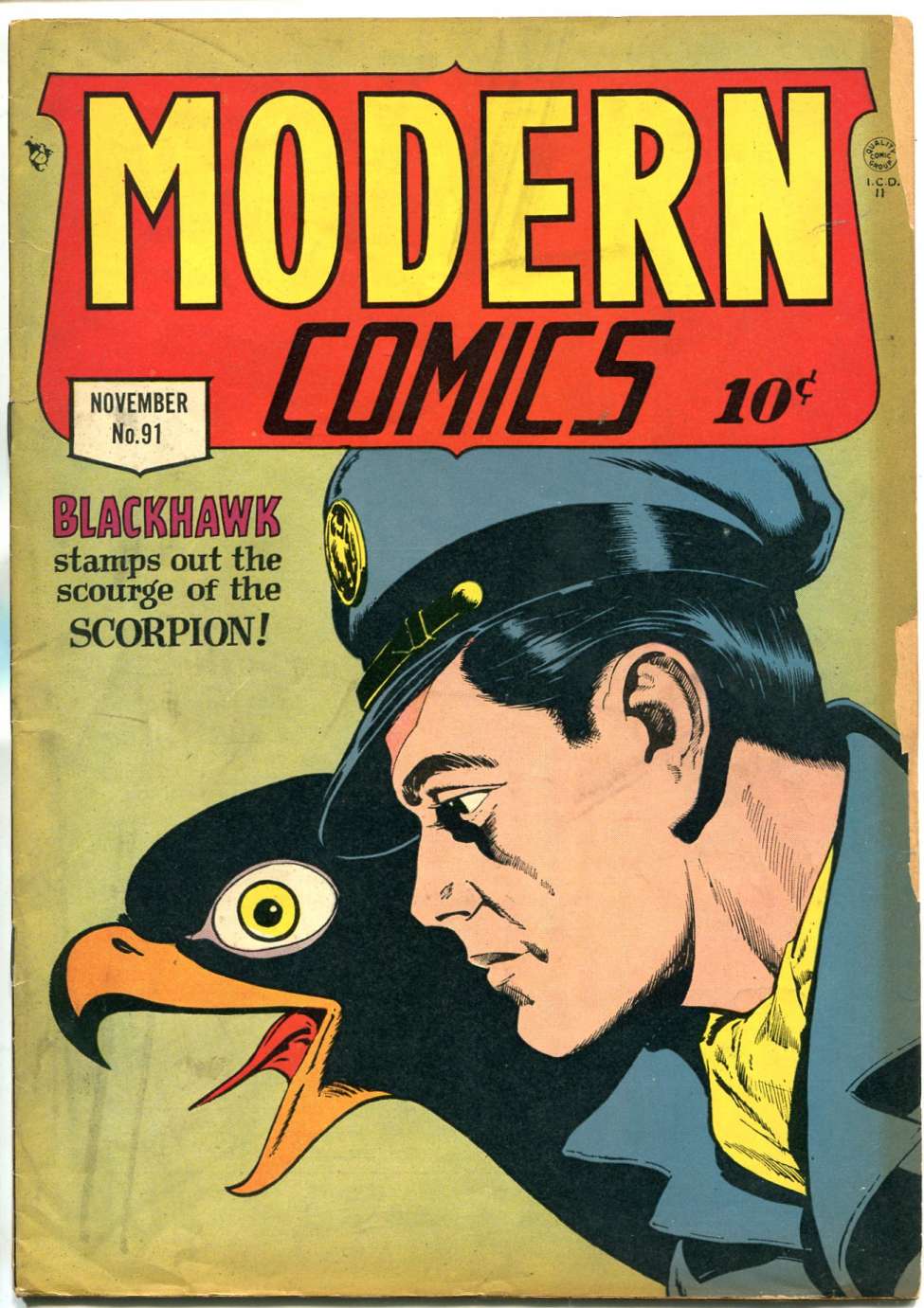 Comic Book Cover For Modern Comics 91