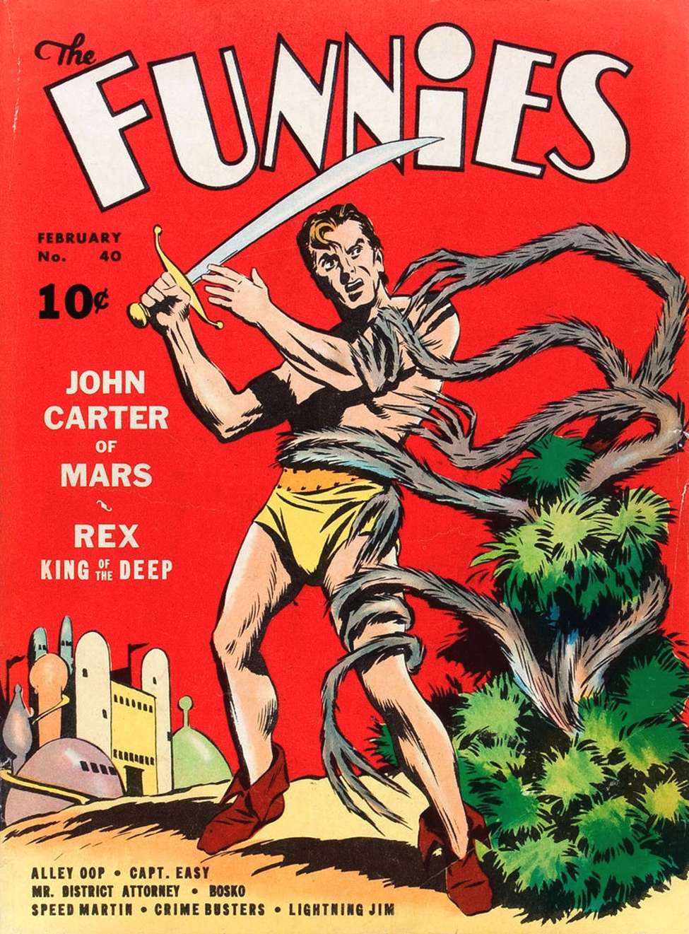 Comic Book Cover For The Funnies 40