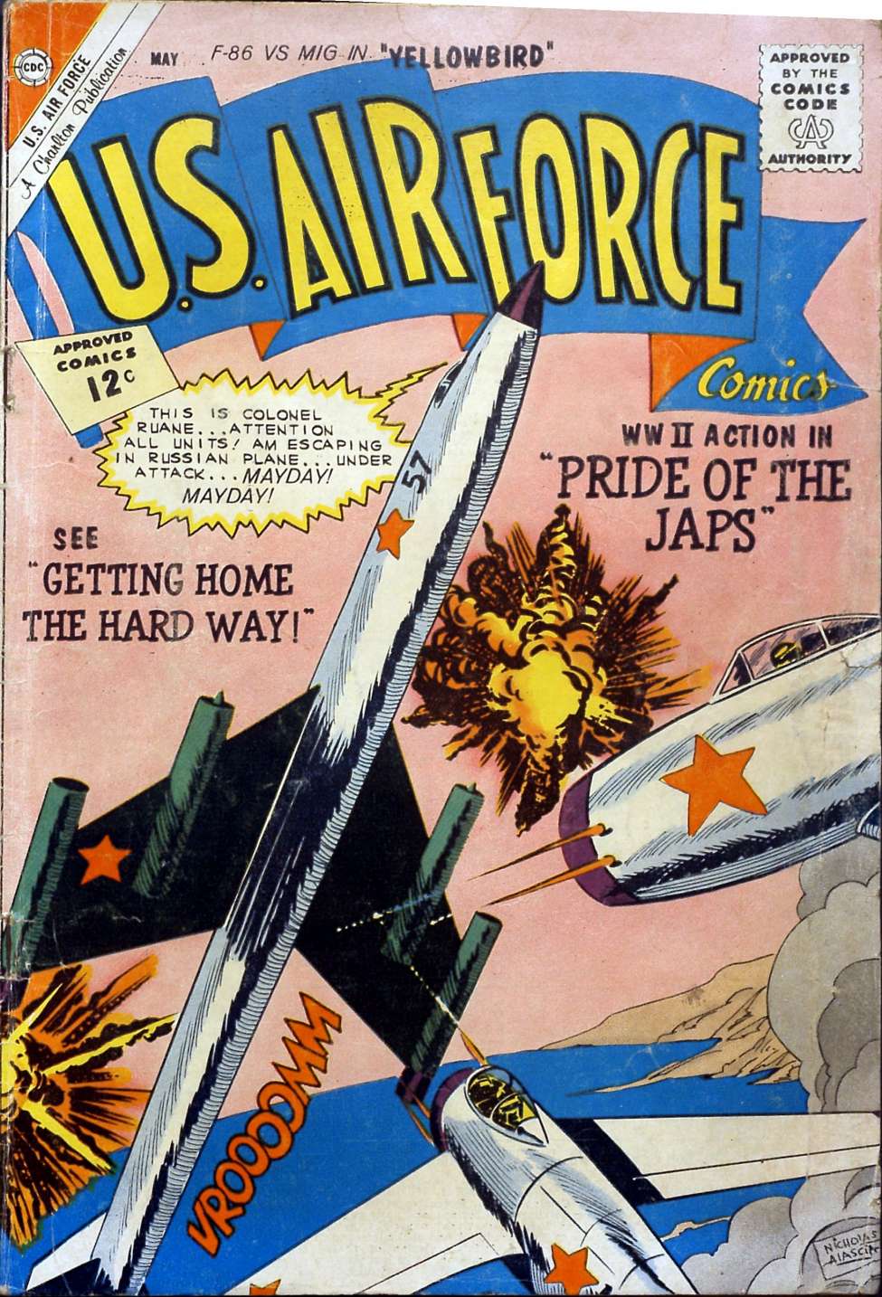 Book Cover For U.S. Air Force Comics 21