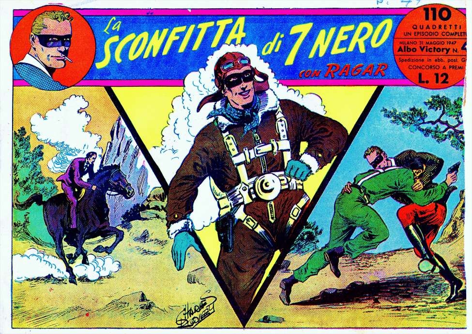 Comic Book Cover For Ragar 41 - La Sconfitta Di 7 Nero