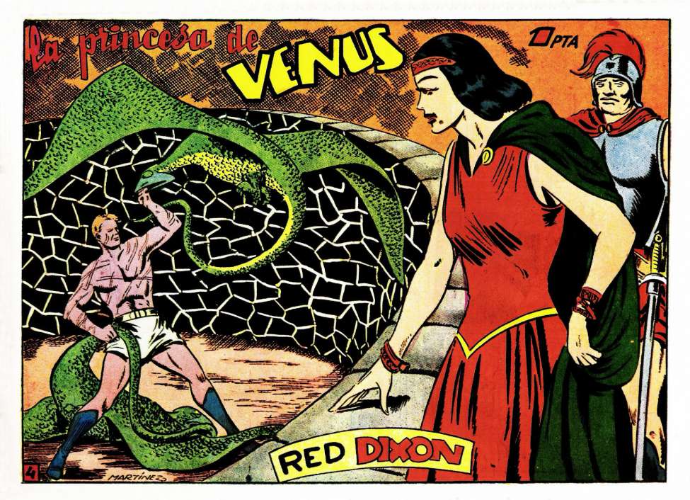 Comic Book Cover For Red Dixon 4 - La Princesa De Venus