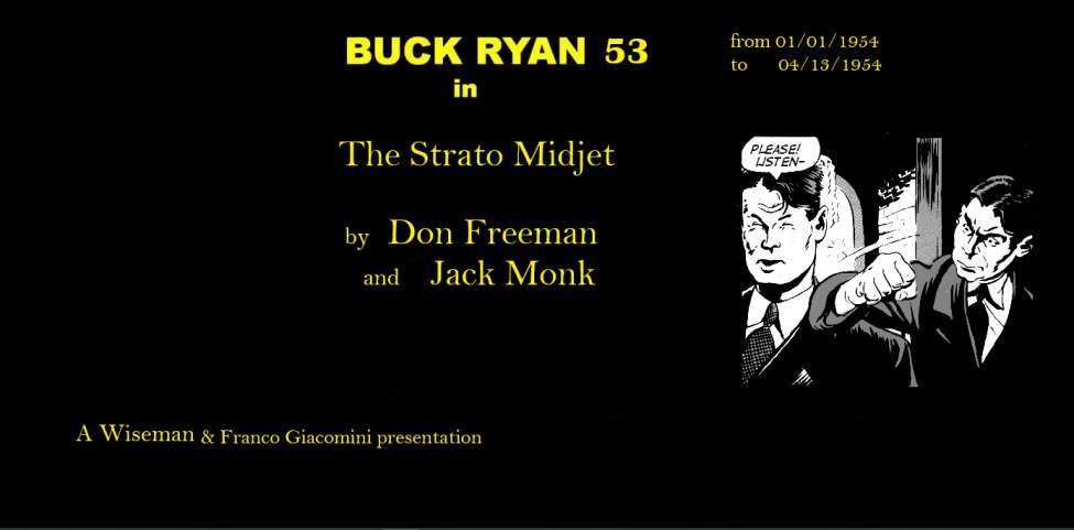 Comic Book Cover For Buck Ryan 53 - The Strato Midjet