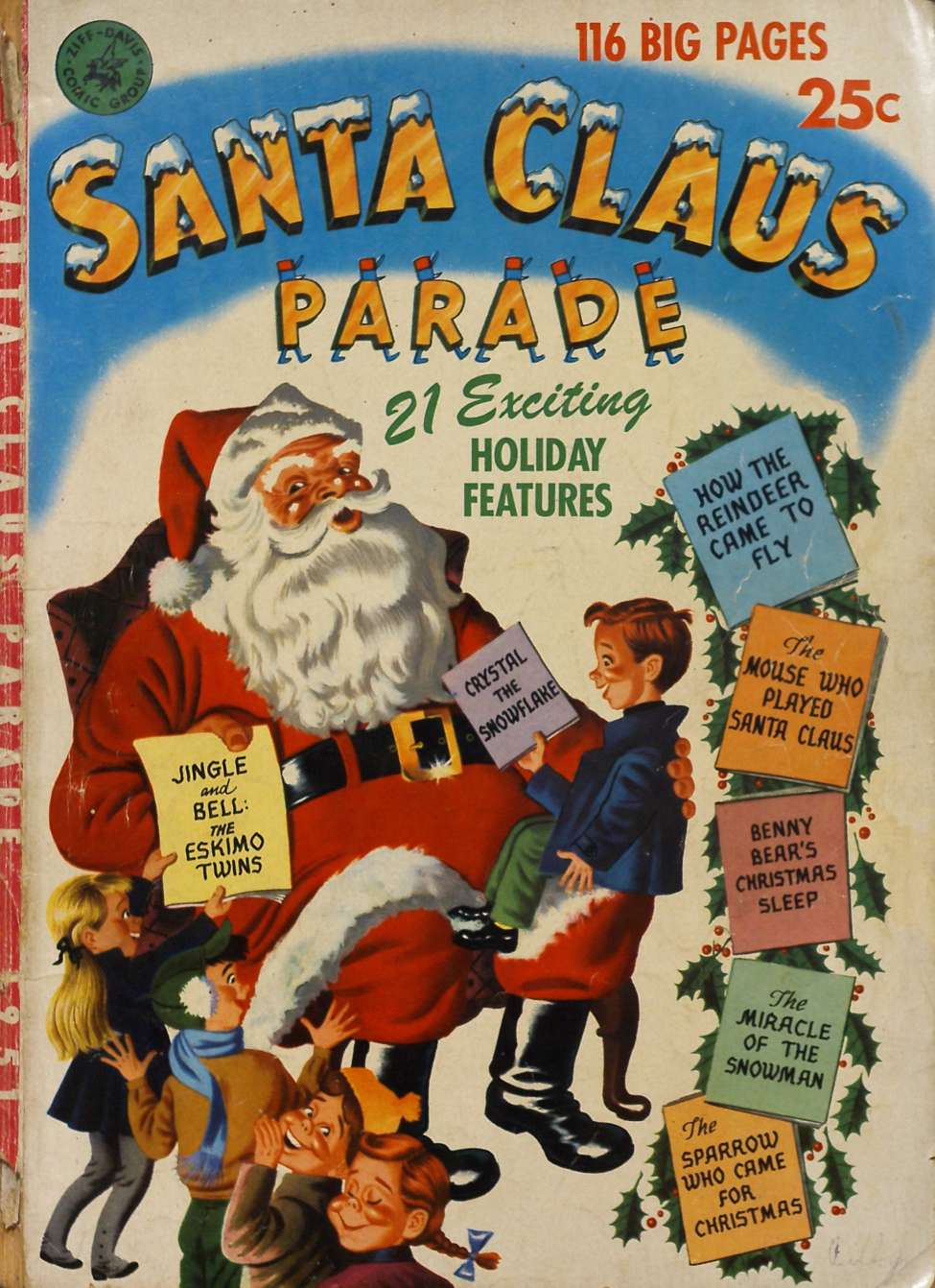 Comic Book Cover For Santa Clause Parade