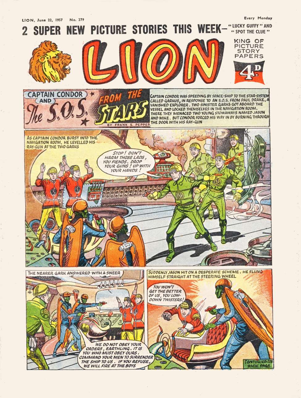 Comic Book Cover For Lion 279
