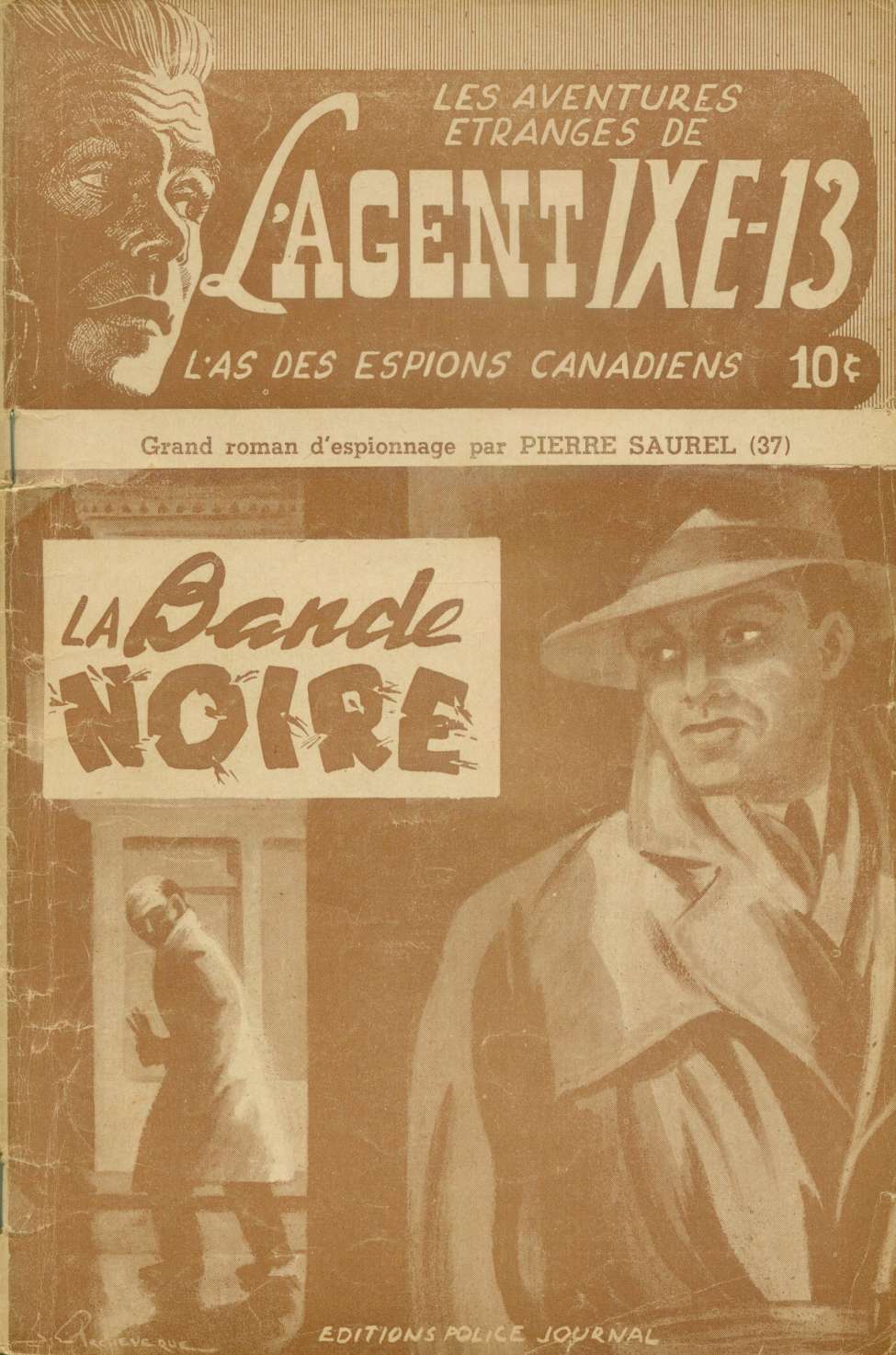 Comic Book Cover For L'Agent IXE-13 v2 37 - La Bande noire