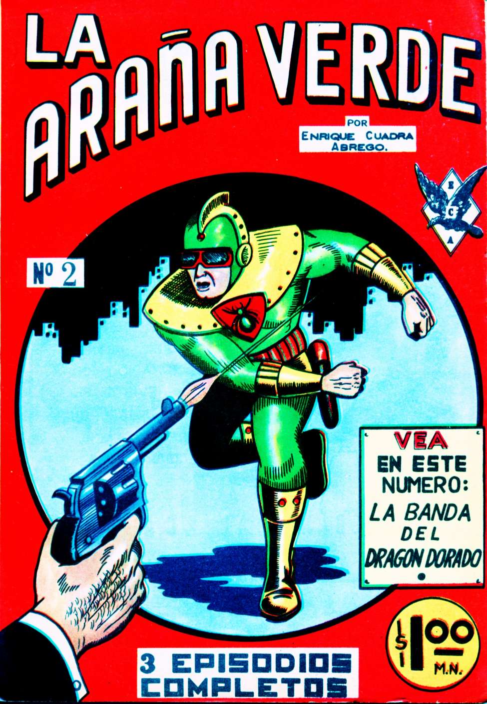 Comic Book Cover For La Araña Verde 2