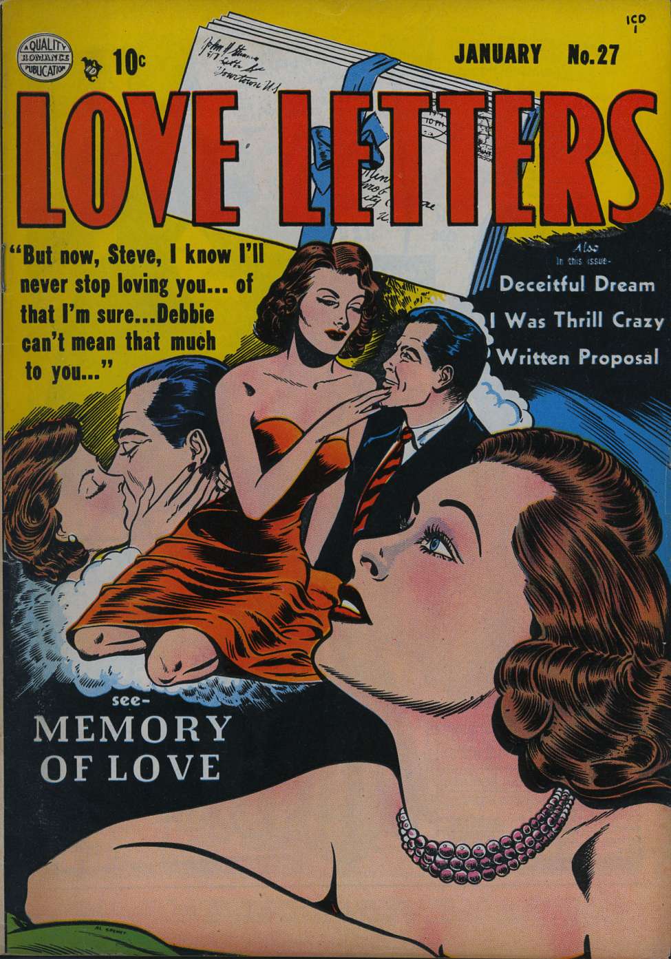 Comic Book Cover For Love Letters 27