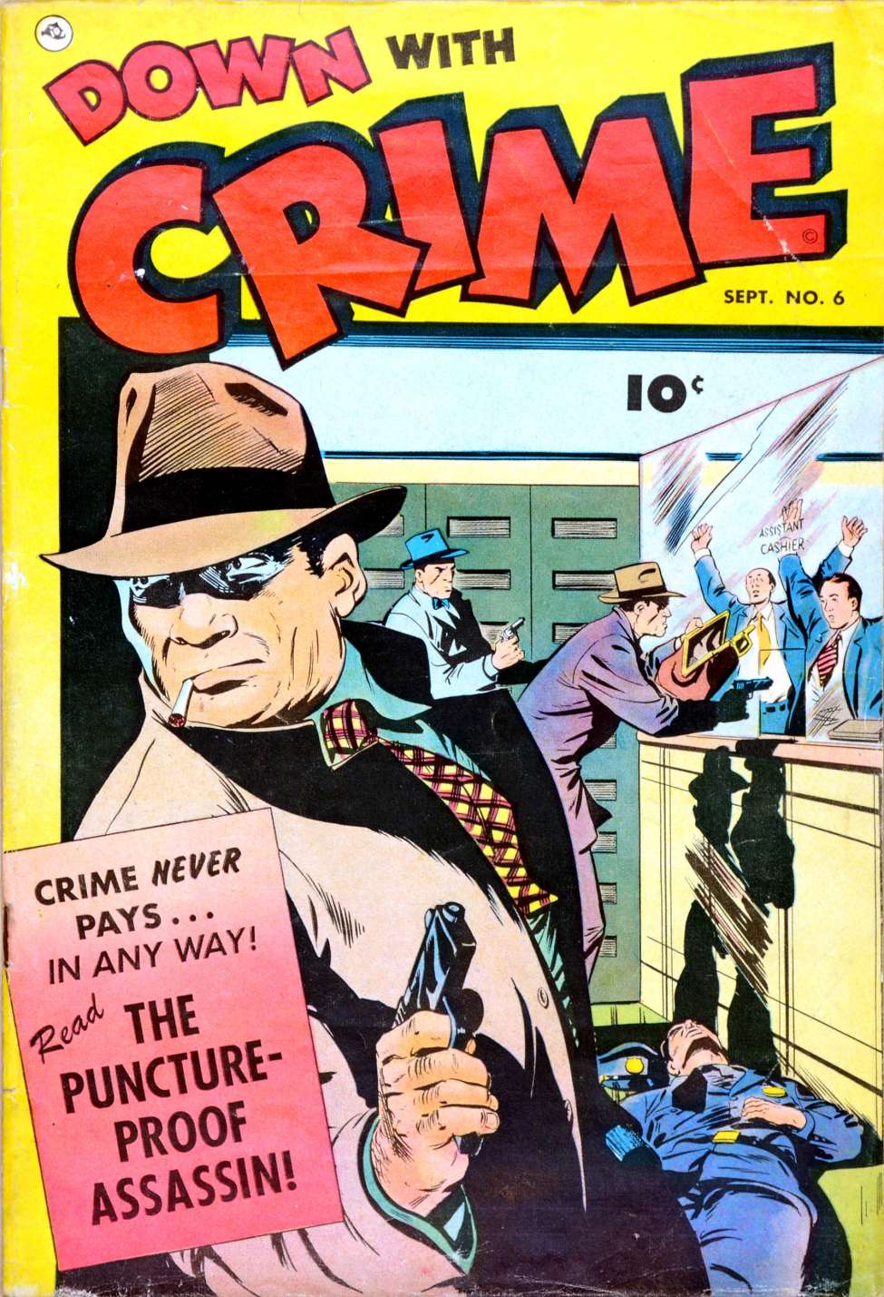 Comic Book Cover For Down With Crime 6