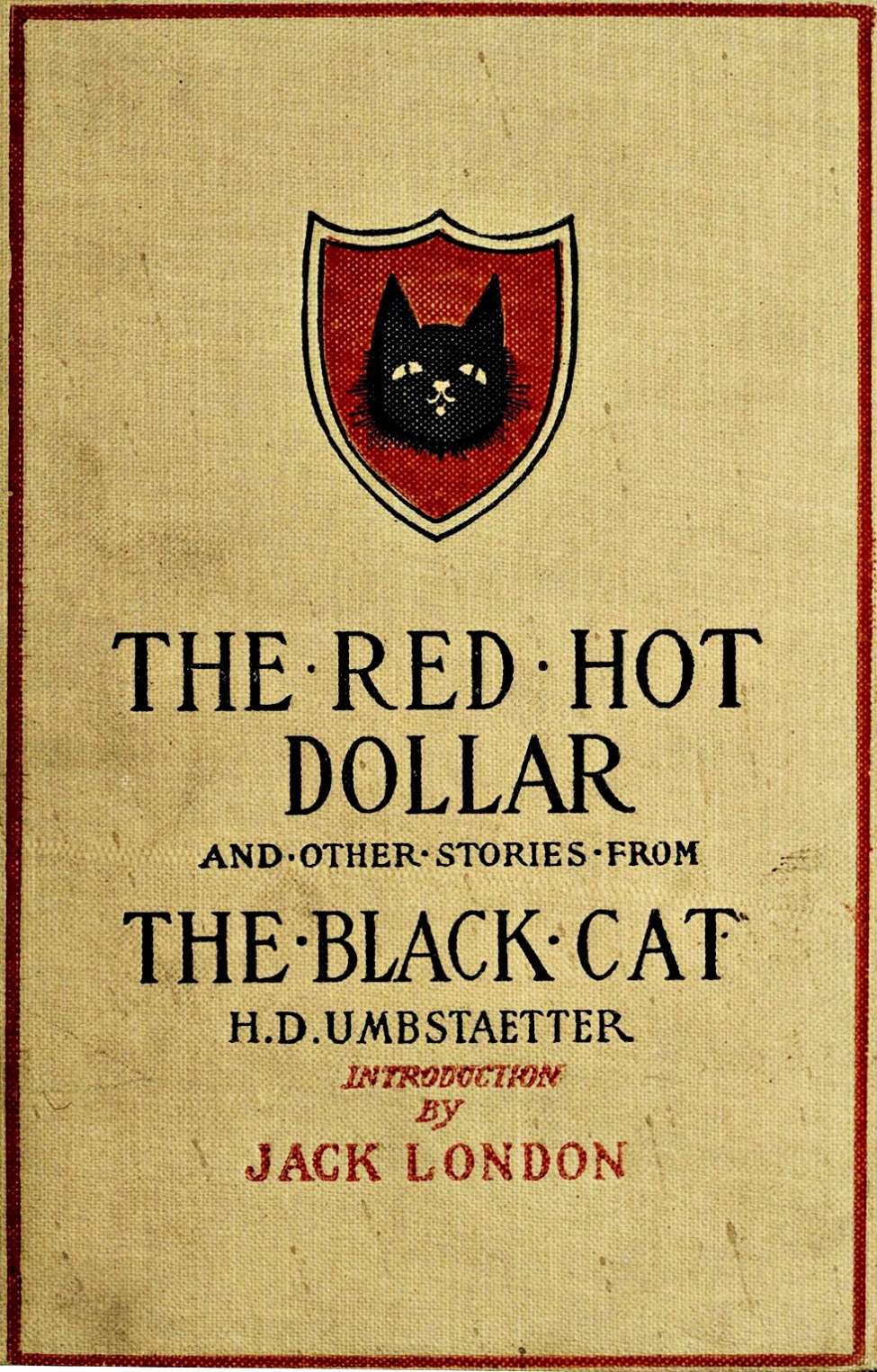 Comic Book Cover For The Red Hot Dollar and other stories from The Black Cat