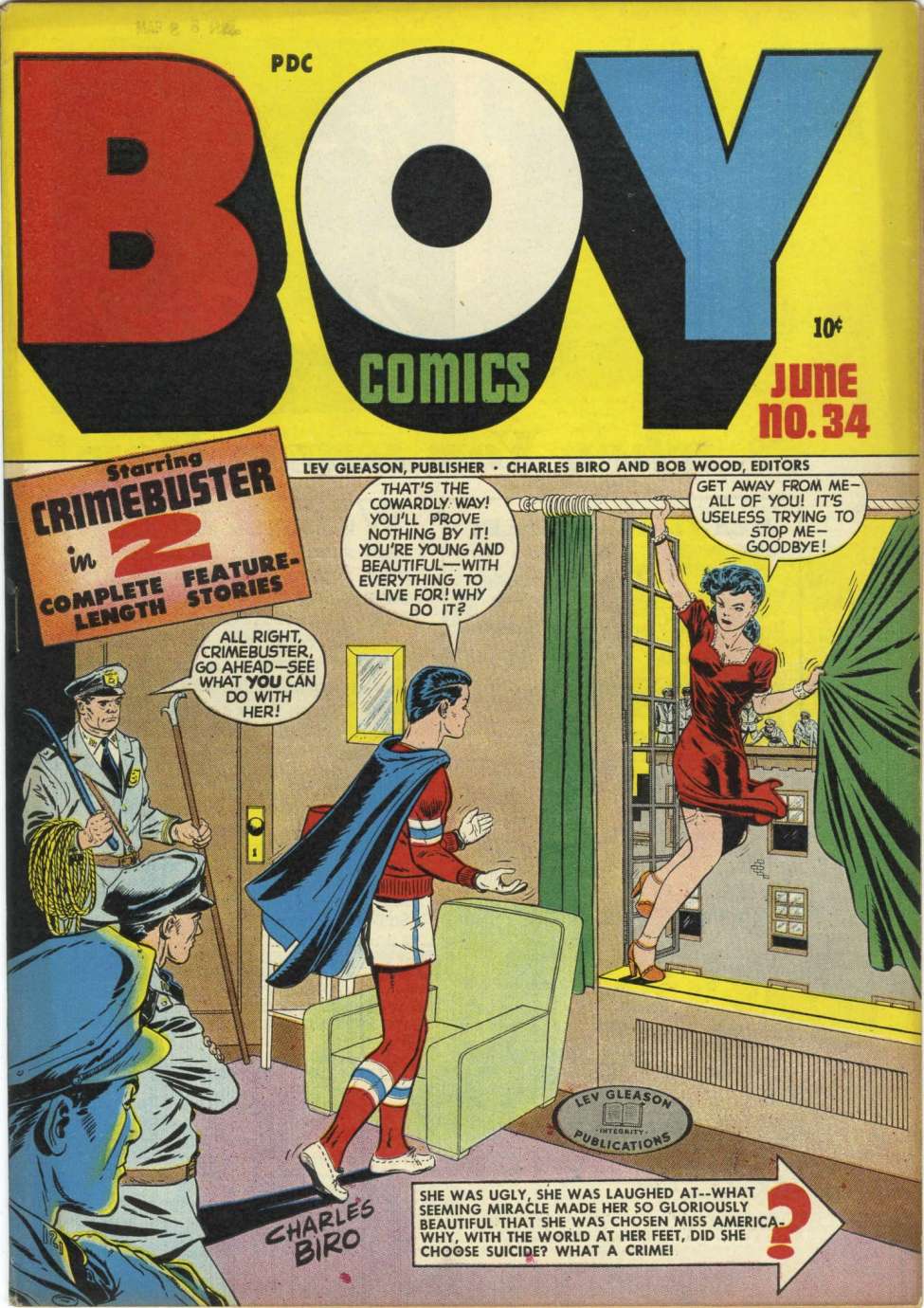 Book Cover For Boy Comics 34