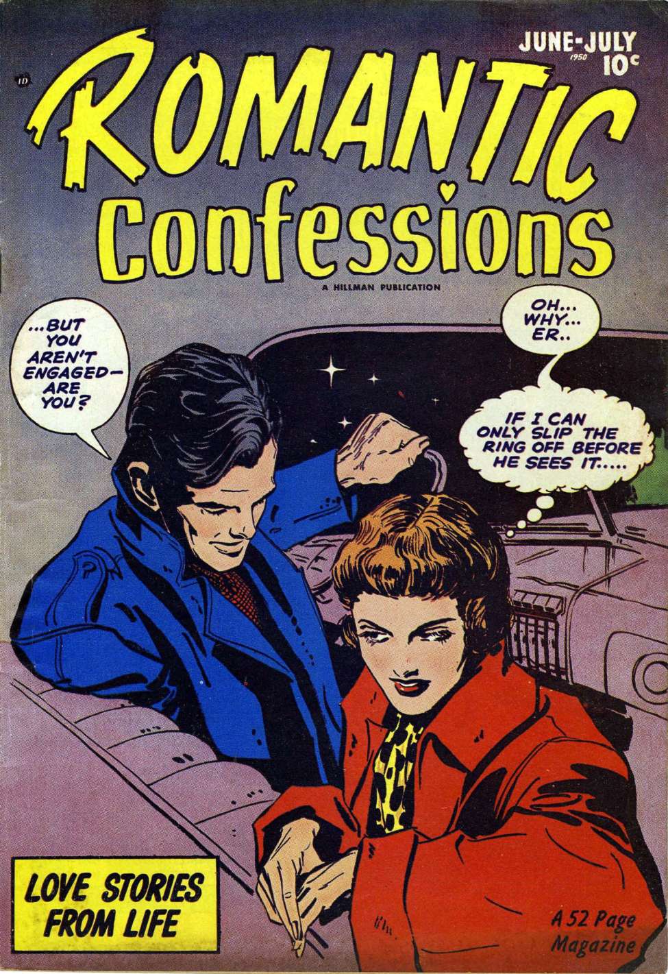 Comic Book Cover For Romantic Confessions v1 9