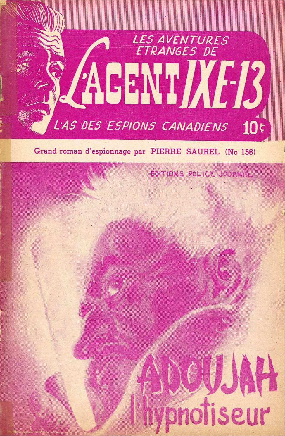 Book Cover For L'Agent IXE-13 v2 156 - Adoujah l'hypnotiseur