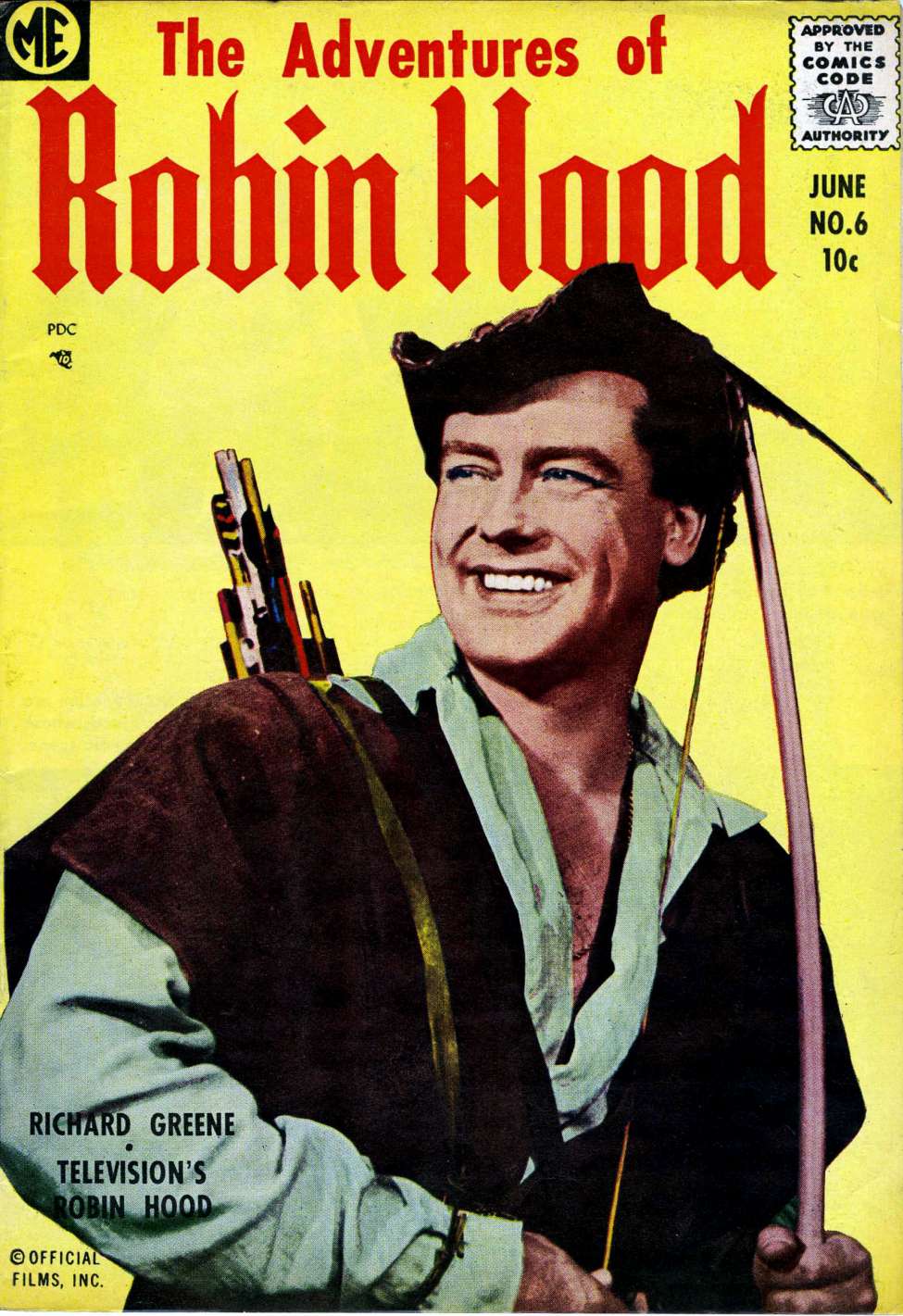 Comic Book Cover For Robin Hood 6