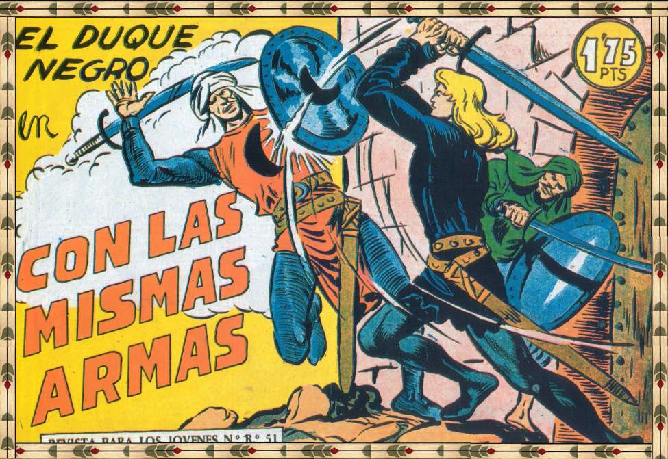 Comic Book Cover For El Duque Negro 13 - Con Las Mismas Armas