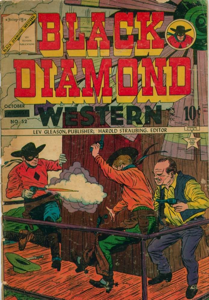 Comic Book Cover For Black Diamond Western 52