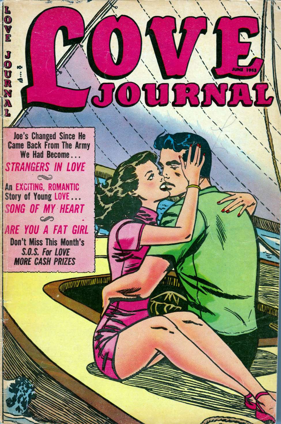 Comic Book Cover For Love Journal 19