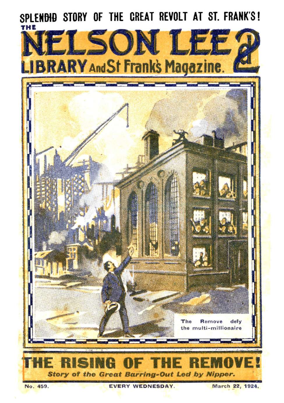Comic Book Cover For Nelson Lee Library s1 459 - The Rising of the Remove