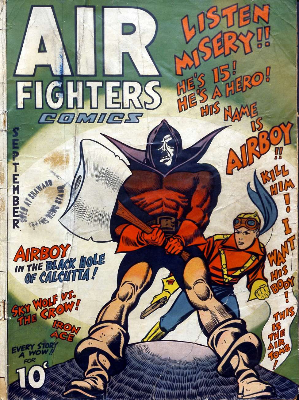 Comic Book Cover For Air Fighters Comics v1 12 (alt) - Version 2