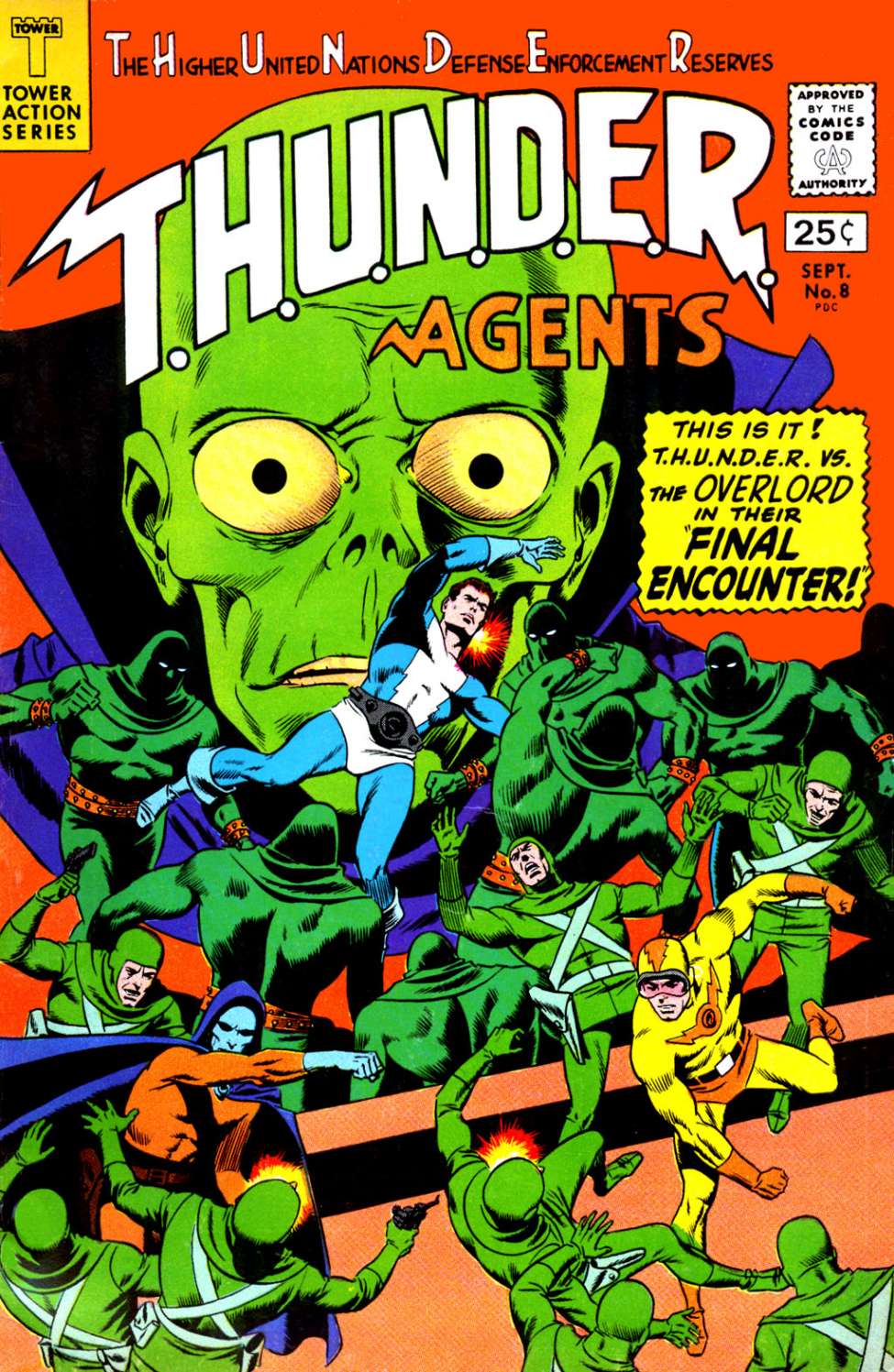 Comic Book Cover For T.H.U.N.D.E.R. Agents 8
