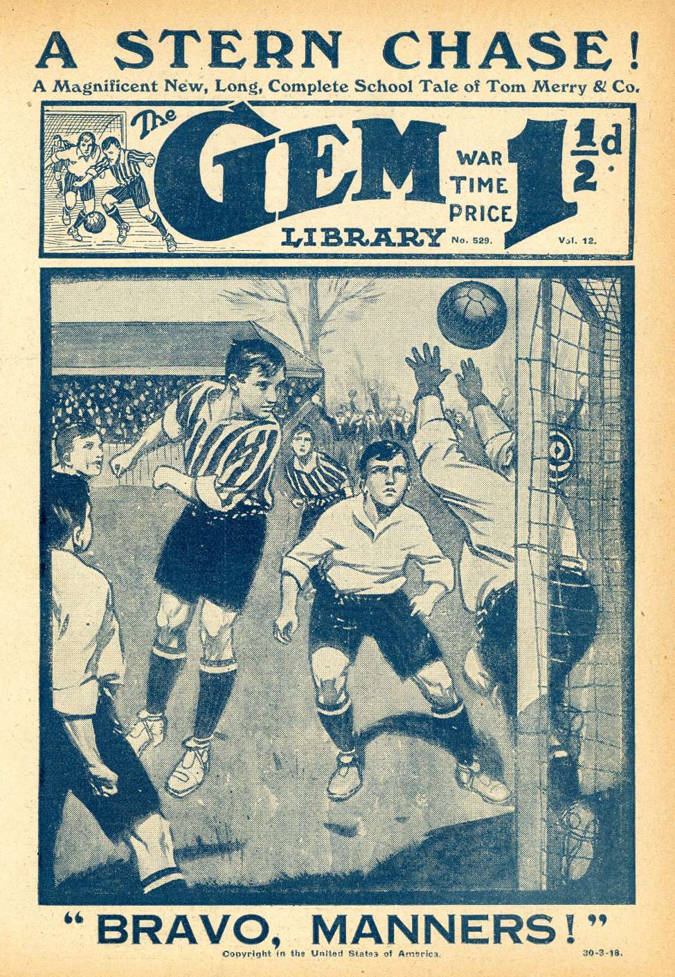 Comic Book Cover For The Gem v2 529 - A Stern Chase